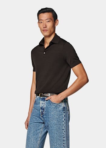 Dark Brown Polo