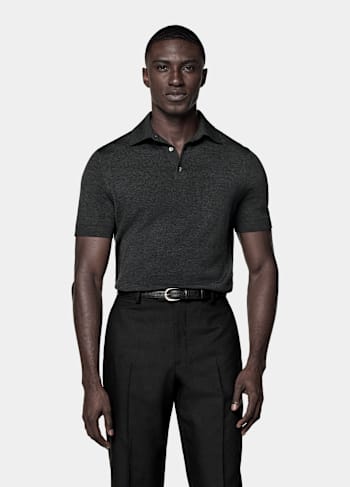 Dark Grey Polo