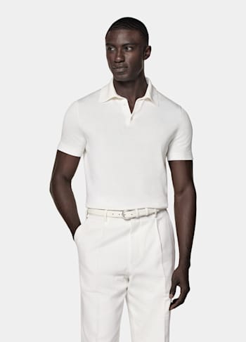 Polo blanc cassé