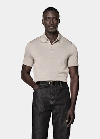 Light Taupe Polo