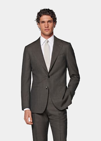 Mid Brown Custom Made Suit