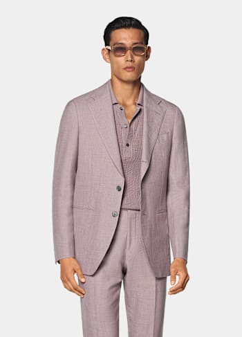 Traje Havana morado corte Tailored