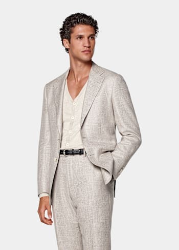 Abito Havana talpa chiaro tailored fit