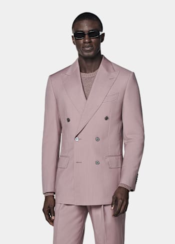 Purple Tailored Fit Milano Suit