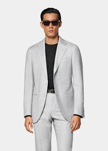 Light Grey Perennial Tailored Fit Havana Suit