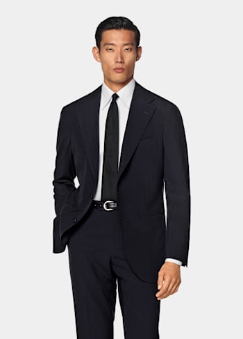 Traje Roma azul marino corte Relaxed
