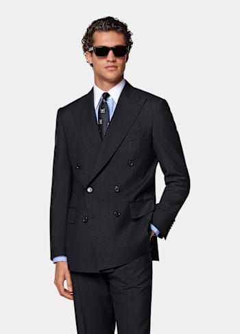 Navy Tailored Fit Milano Suit