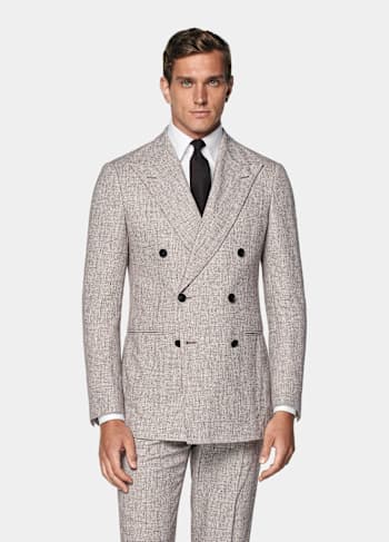 Abito Havana talpa chiaro a quadri tailored fit