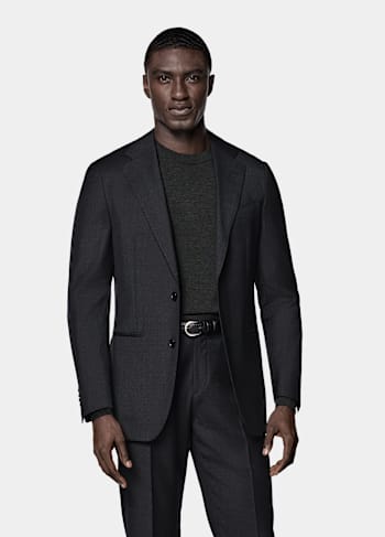 Dark Grey Perennial Tailored Fit Havana Suit