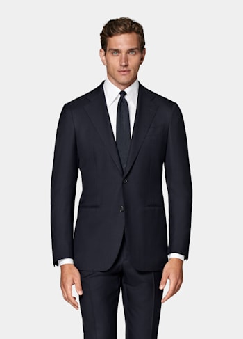 Navy Tailored Fit Havana Suit