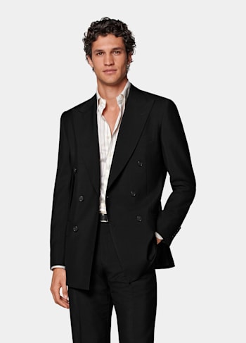 Black Tailored Fit Milano Suit