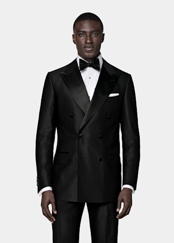 Esmoquin Milano negro corte Tailored