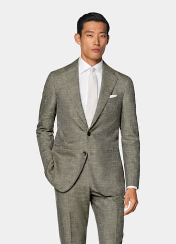Abito Havana verde chiaro tailored fit