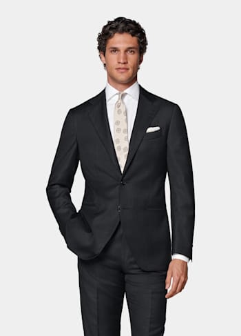 Dark Grey Perennial Tailored Fit Havana Suit