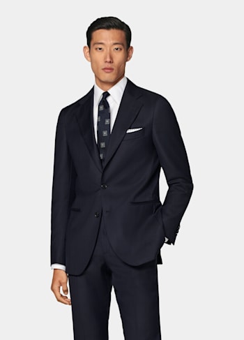 Navy Perennial Tailored Fit Havana Suit