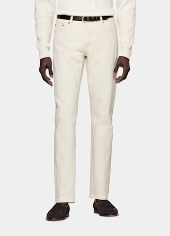 Jules Jeans off-white 5-Pocket