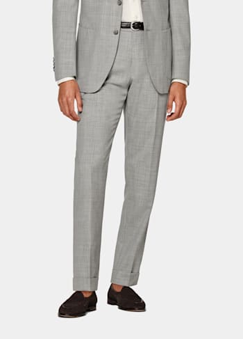  Light Grey Soho Suit Pants