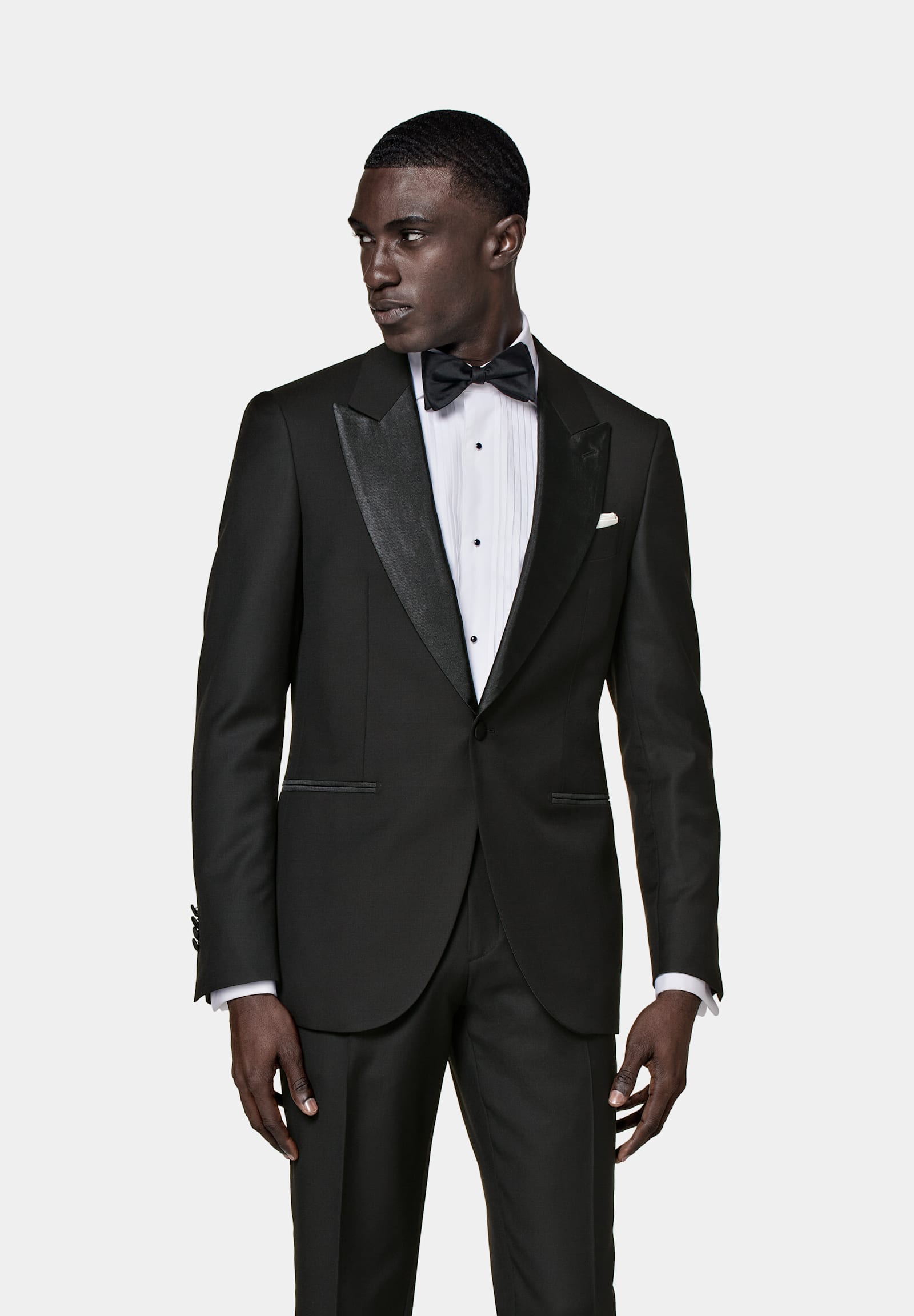 black tie blazer