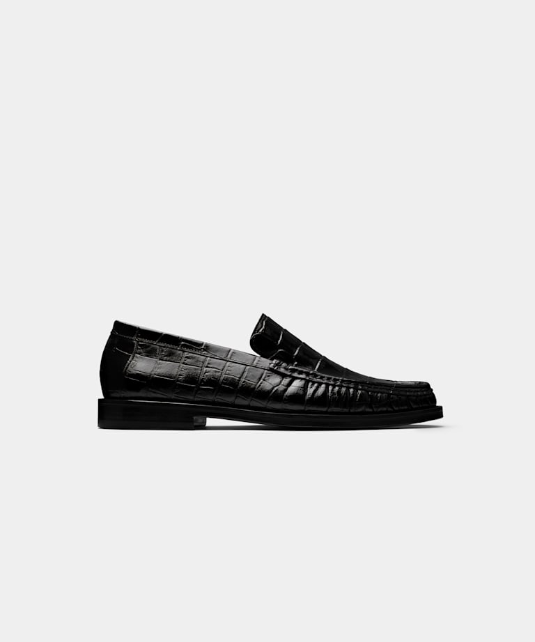 SUITSUPPLY Leather Black Loafer