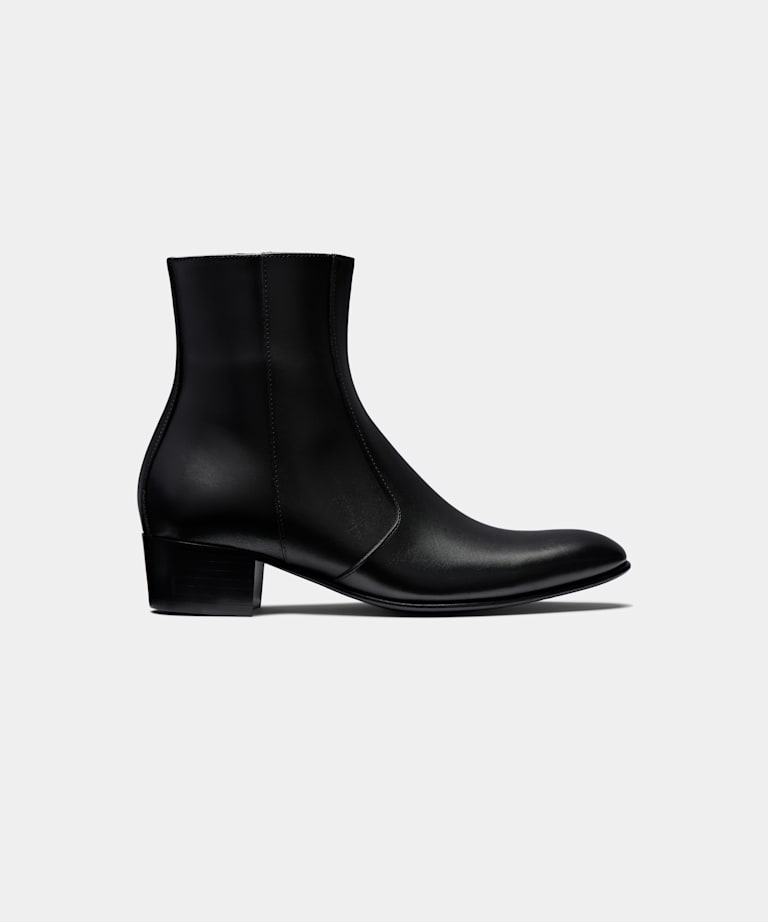 SUITSUPPLY Leather Black Boot