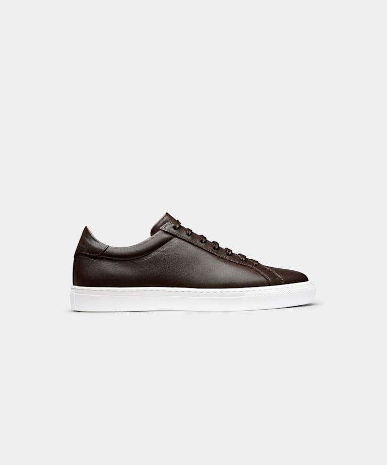 SUITSUPPLY Calf Leather Brown Sneaker