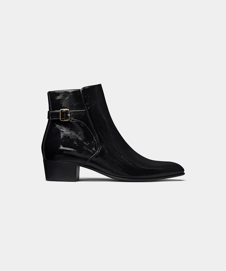 SUITSUPPLY Leather Black Boot
