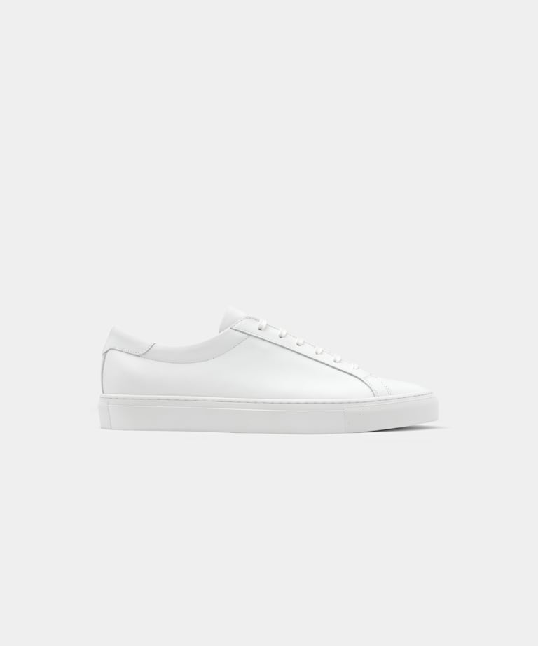 SUITSUPPLY Cuir de veau Sneakers blanches