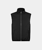 Black Light Padded Zip Vest