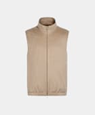 Mid Brown Zip Vest