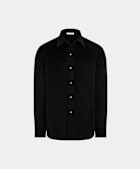 Black Relaxed Overshirt Jacket