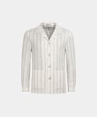 Light Brown Striped Walter Shirt-Jacket