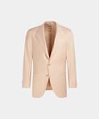 Blazer Roma coupe Relaxed rose clair à chevrons