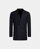 Giacca Havana navy spina di pesce tailored fit
