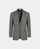 Black Striped Tailored Fit Milano Blazer