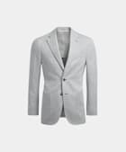 Light Grey Tailored Fit Havana Suit Jacket
