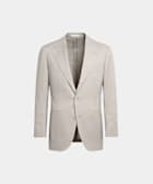 Light Taupe Relaxed Fit Roma Blazer