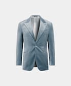 Light Blue Tailored Fit Havana Dinner Jacket