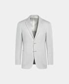 Light Grey Tailored Fit Havana Suit Jacket