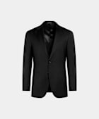 Black Perennial Tailored Fit Havana Suit Jacket