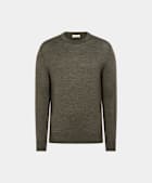 Green Merino Crewneck