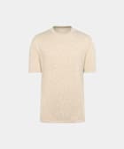 Light Brown Short Sleeve Crewneck