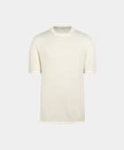 Off-White Short Sleeve Crewneck