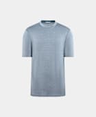 Light Blue Short Sleeve Crewneck