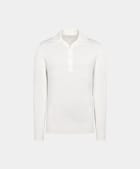 Off-White Long Sleeve Polo