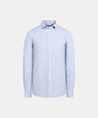 Camicia Oxford azzurra vestibilità slim