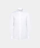 White Twill Tailored Fit Shirt