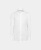 White Twill Tailored Fit Shirt