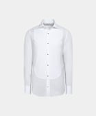 Chemise de smoking en piqué coupe Tailored blanche