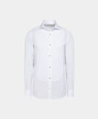 Chemise de smoking plissée coupe Tailored blanche