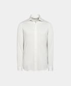 Chemise coupe Tailored blanc cassé